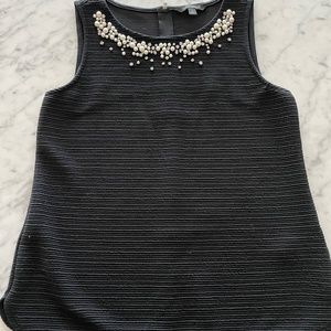 Banana Republic sleeveless rhinestone top